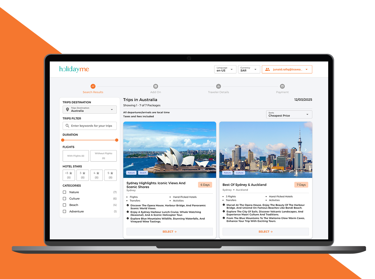 Multi-City & Multi-Day Itineraries